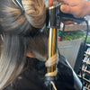 Moldeador profesional MQ Curling Titanium con barril de titanio para rizos definidos y duraderos