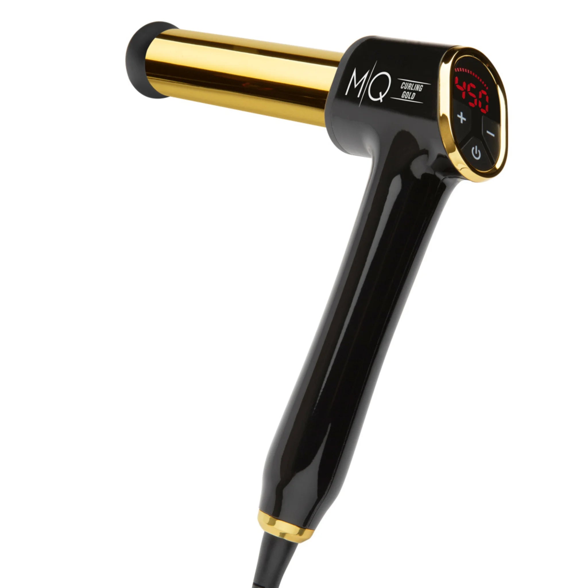 Moldeador profesional MQ Curling Titanium con barril de titanio para rizos definidos y duraderos
