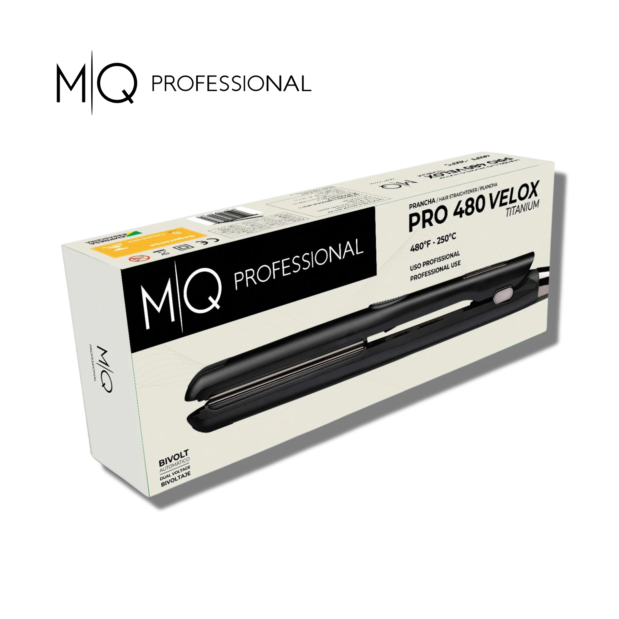 Plancha MQ PRO 480 VELOX con 17 niveles y tecnología MCH de recuperación inmediata