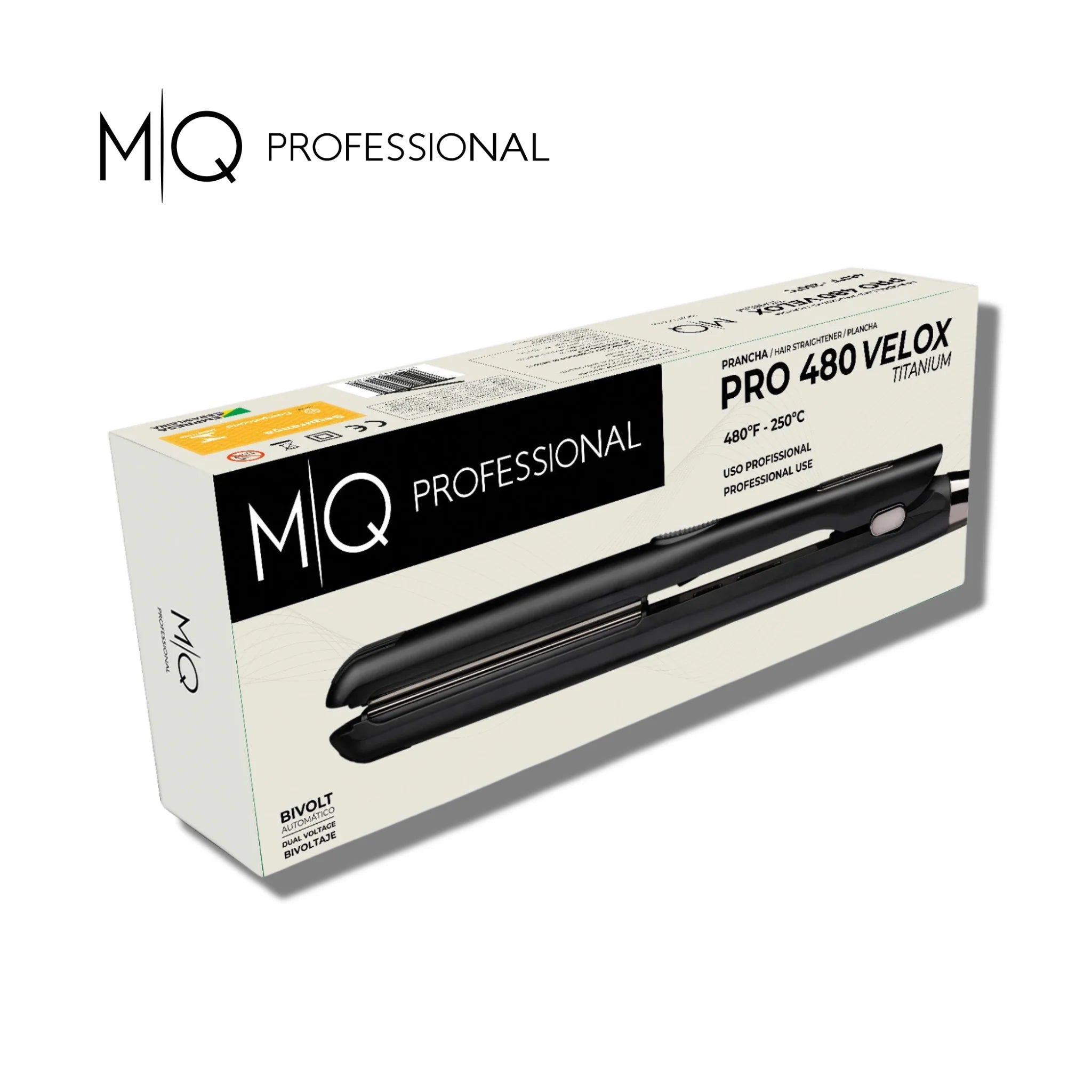 Plancha MQ PRO 480 VELOX con 17 niveles y tecnología MCH de recuperación inmediata