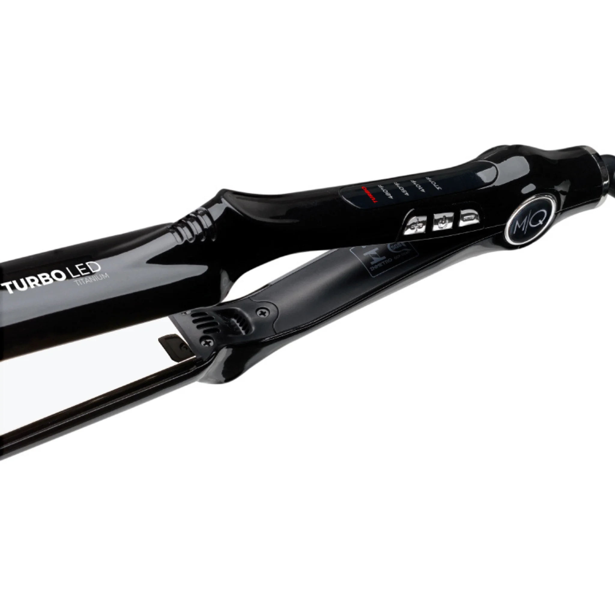 Plancha MQ PRO 480 TURBO LED con botón Turbo e indicador LED para máxima potencia